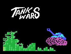 Tank Wars Title Screen